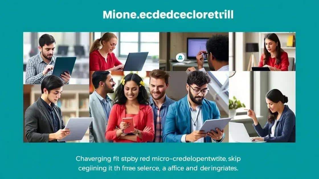 Real-world applications of microcredentials