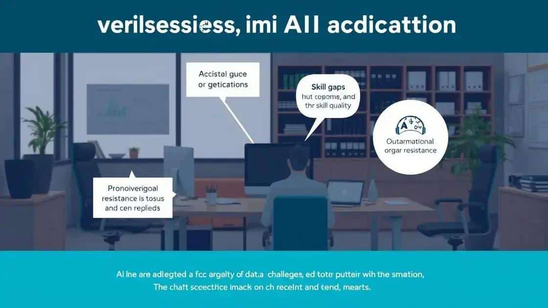 Challenges in AI adoption and implementation