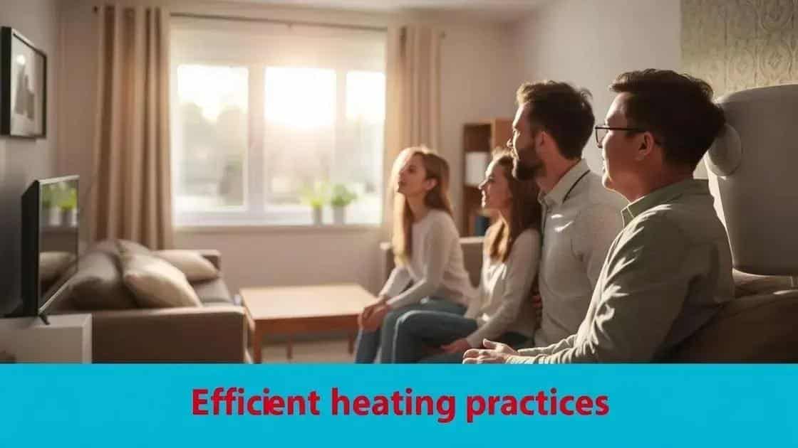 Tips for ensuring efficient heating
