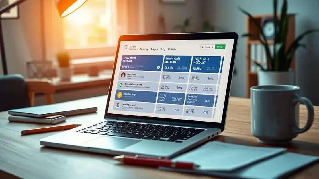 The role of online banks in high-yield savings