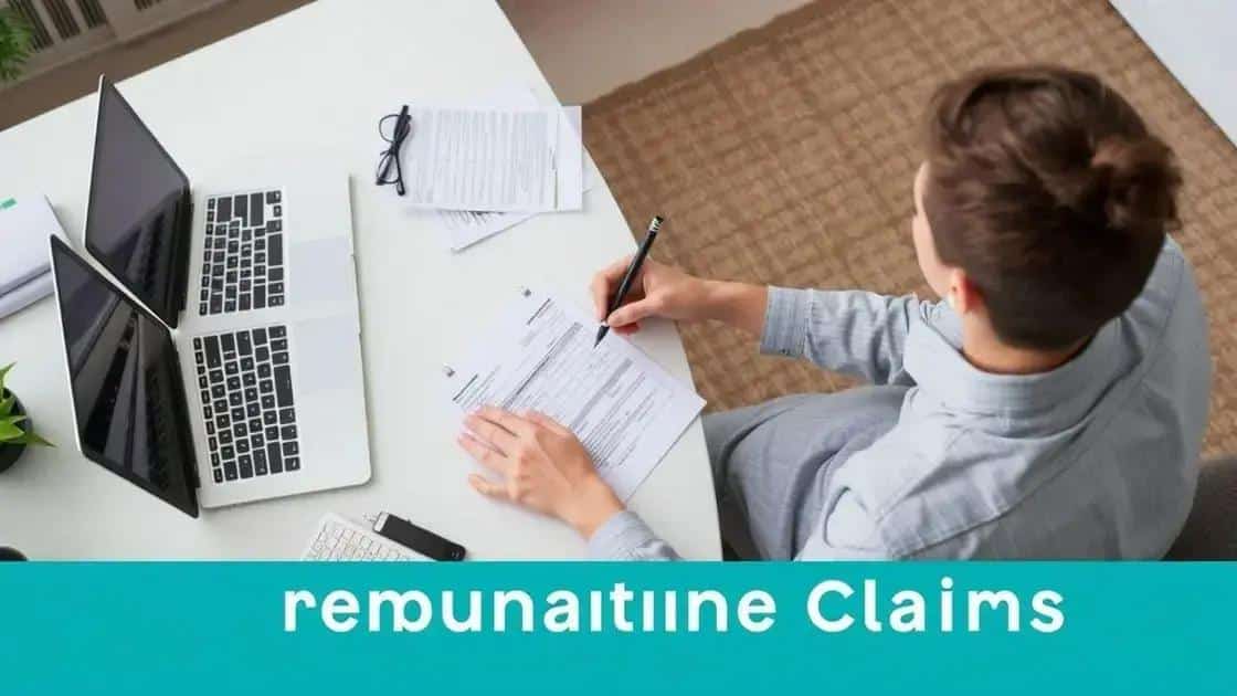 How to submit your reimbursement claim