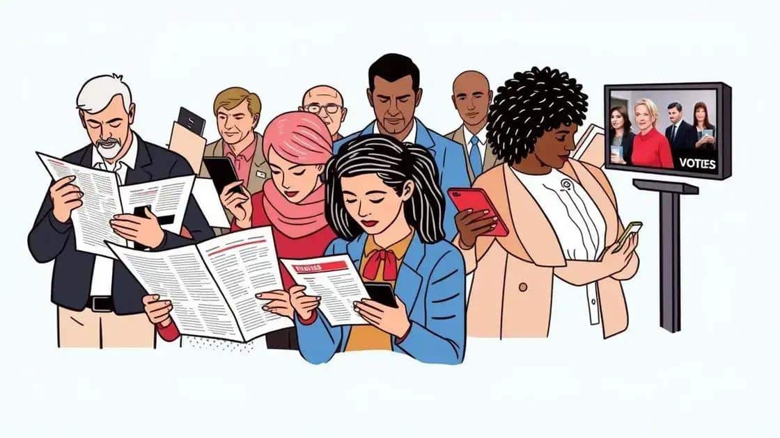 Analyzing voter engagement through media narratives