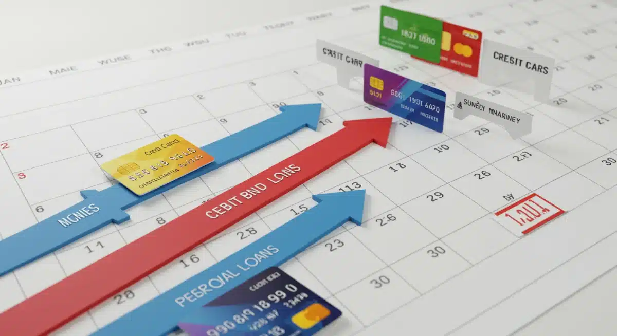 Visualizing debt consolidation, multiple debts merging into one payment for financial simplification.