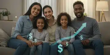 Family smiling, benefiting from new 2025 federal aid programs
