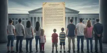 Families observing government regulations, symbolizing impact on households