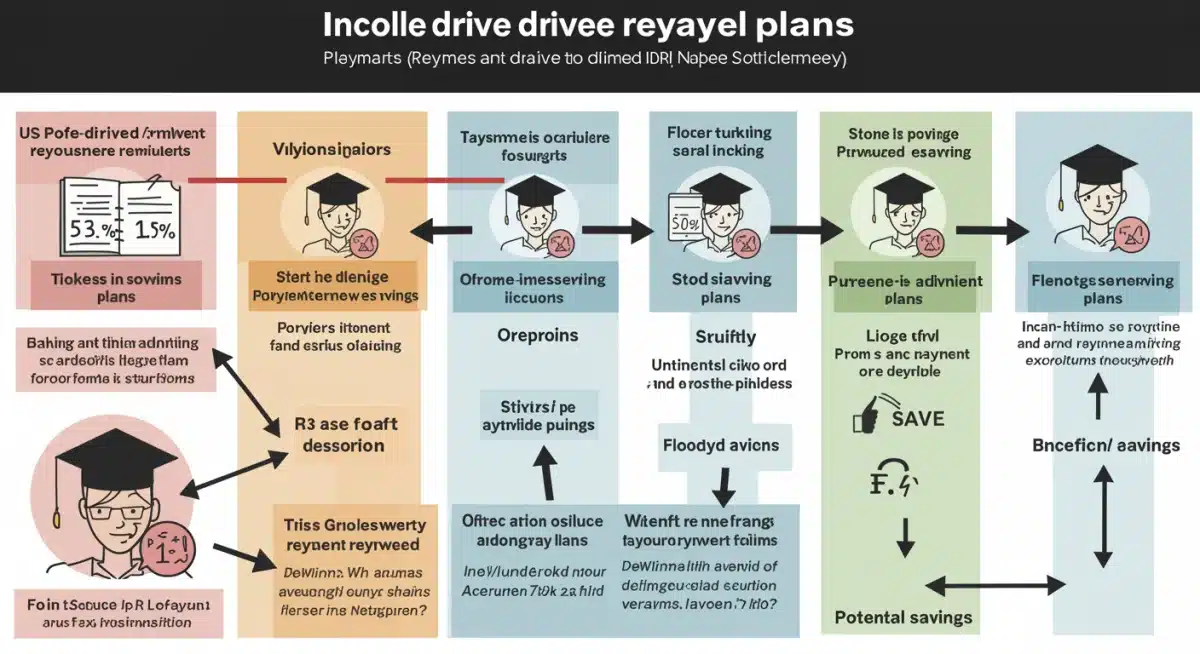 Infographic comparing various income-driven repayment plans, highlighting the SAVE plan benefits