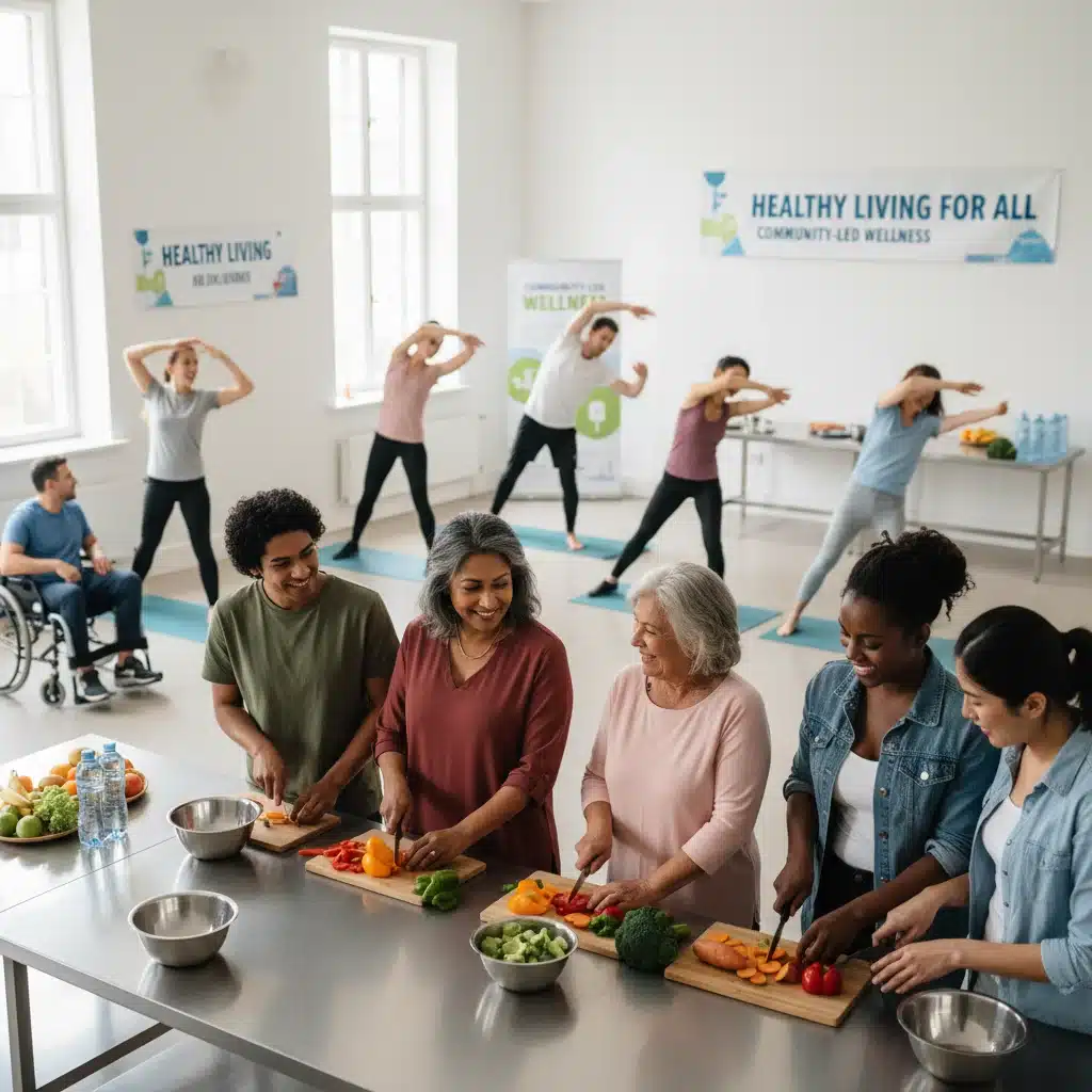 Community health workshop promoting nutrition and physical activity