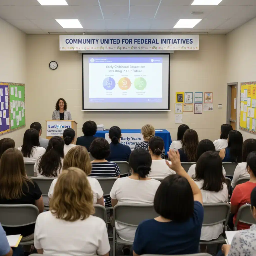 Parents and educators discussing early childhood education benefits