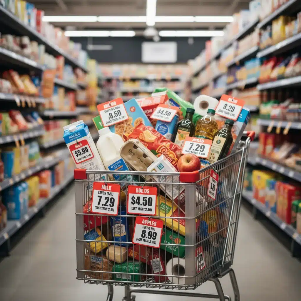 Rising grocery prices due to inflation 2026