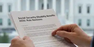 Person reviewing Social Security Disability Benefits 2026 rule revisions document