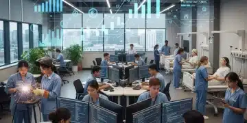 Students learning vocational skills in a modern training center, symbolizing career growth and financial success.