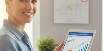 Person reviewing 401(k) statement for 2026 contribution limits and future financial growth